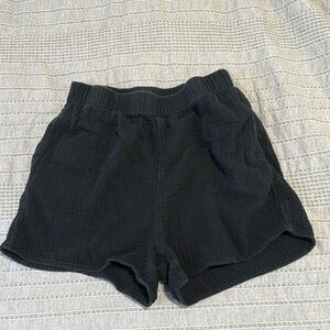 Universal Thread High Waist Gauze Black Shorts